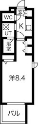 パルティール大曽根の物件間取画像